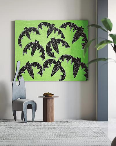 Modern Animal Painting Decorative Painting Hanging Painting 3d model