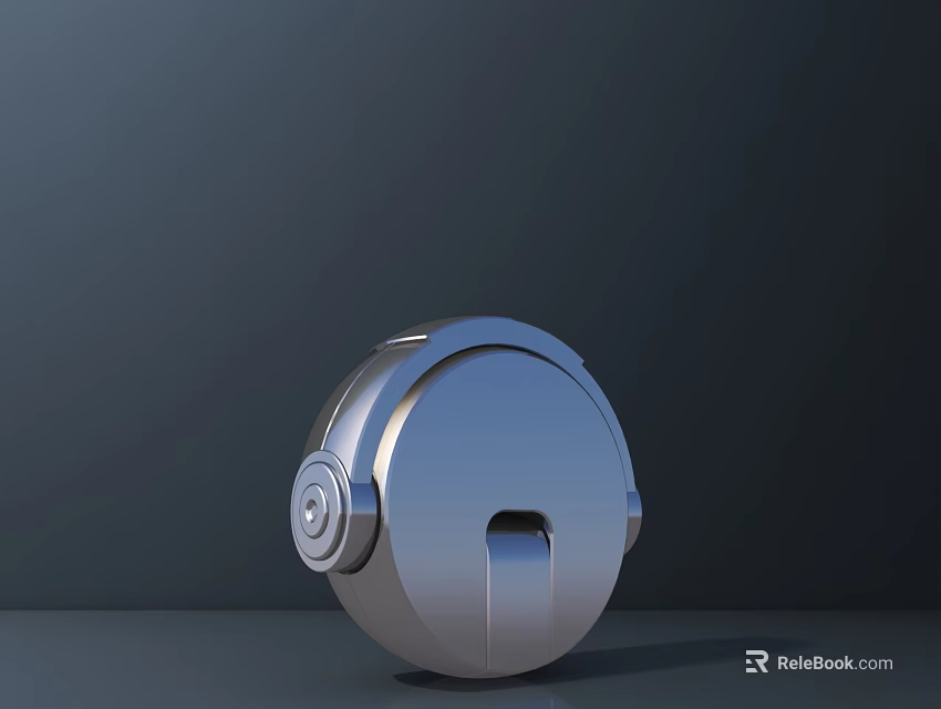 Modern Sleek Stainless Steel Door Handle With Minimalist Design And Ergonomic Grip 3d model 