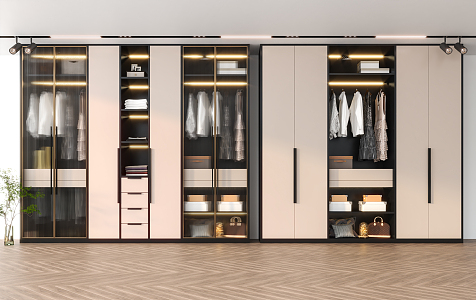 Modern wardrobe 3d model