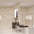 Women's clothing store 3d model