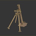 laser tower turret turntable sci-fi tower defense game tower defense sci-fi turret game turret game turret 3d model