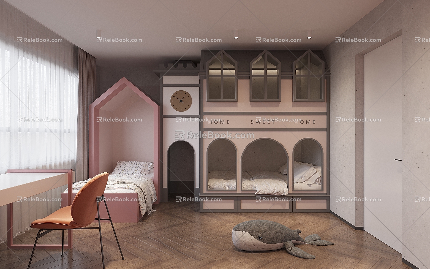 Modern Children's Room 3d model