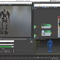 Robot mechanical warrior sci-fi robot mecha warrior sci-fi warrior destroyer future high-tech low-face number low-model simple model film and television level 3d model