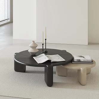 Quiet Wind Round Tea Table 3d model