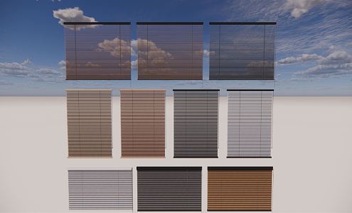 Modern venetian blinds 3d model