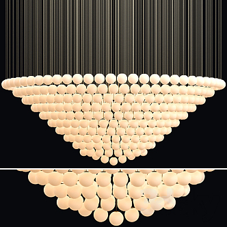 Modern Crystal Chandelier Crystal Chandelier Round Chandelier 3d model