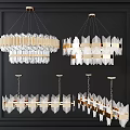 Elegant Modern Crystal Chandeliers With Gold Metal Frame In Various Stylish Designs