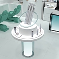 Skin Care Experience Store Skin Care Display Beauty Makeup Experience Store Cosmetic Store Cosmetic Cabinet Technology Skin Care Beauty Store 3d model