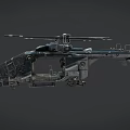 Detailed Helicopter 3D Model Featuring Twin Rotor Mechanical Structure And Cockpit Design 3d model