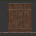 Elegant Classic Wooden Desk With Multiple Drawers On Wooden Floor Base