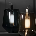 Modern Table Lamp With Clear Glass Shade And Soft Warm Light For Home Decor