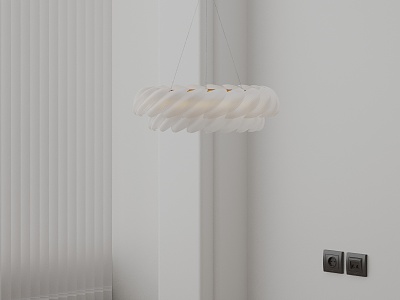 Modern chandelier 3d model