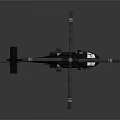 Black Military Helicopter Aerial Support For Aerospace Missions And Space Exploration