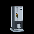 Vertical Water Dispenser With Display Panel Indicator Lights And Water Cup Holder 3d model