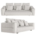 Alche Modern Grey Sofa 18 3d model