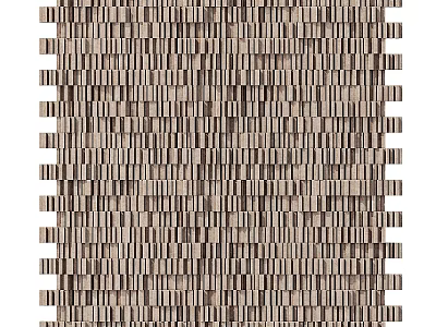 Modern Wooden Slatted Background Wall With Vertical Textured Decorative Design 3d model