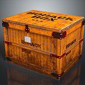 Container Cargo Box Cargo Box Trunk Box Luggage Leather Box Leather Box Container 3d model