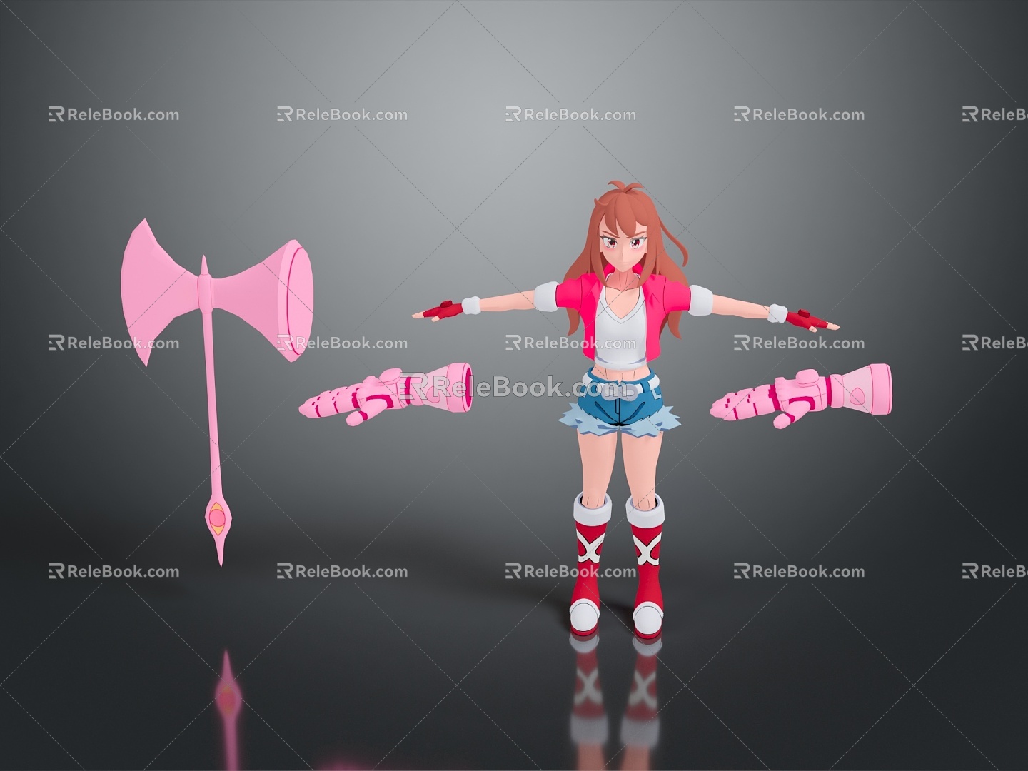 cosplay costume costume online game female warrior anime costume animation costume 3d model