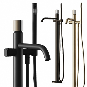 Modern shower faucet hardware faucet 3d model