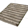 Natural Weathered Stone Stairs With Moss Covered Steps For Outdoor Rustic Design