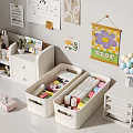 Desktop Decorative Ornament Set With Storage Box Wall Art Calendar And Stationery
