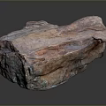 Natural Wood Stone With Rich Brown Color And Intricate Natural Texture For Decorative Use