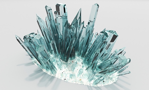 Crystal Ore Glass 3d model