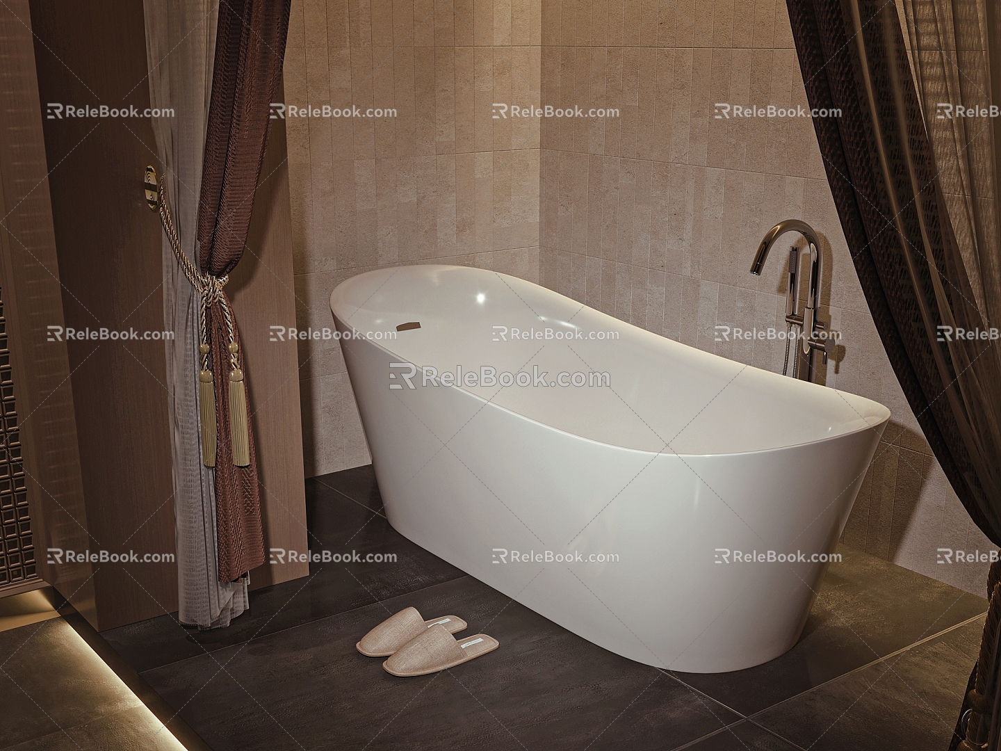 Modern Bathtub 3d model