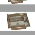 Multiple Kitchen Sinks With Various Styles Sizes And Shapes On 3d model