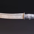 Five Assorted Weapon Knives Showcasing Diverse Handles And Sharp Metal Blades Displayed
