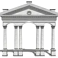European Roman Column 3d model