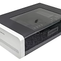 Modern Fujitsu Document Scanner Featuring Open Lid And Internal Components 3d model