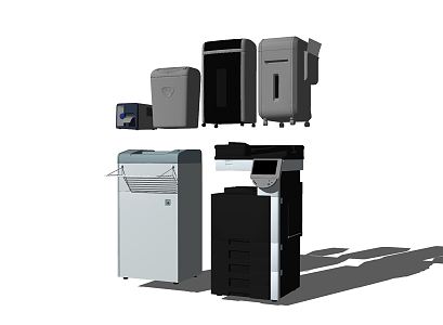 Modern Printers 3d model