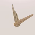 Wooden Framework Structure For Musical Instruments And Art Supplies With Long Sticks