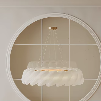 Modern chandelier 3d model