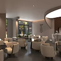 Modern Luxury Sales Office Interior Design With Comfortable Lounge Seats And Marble Reception Counter