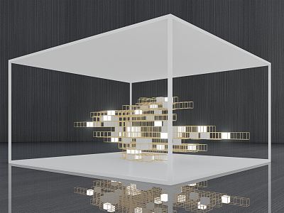 Light Luxury City Sculpture model