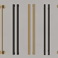 Modern Middle Ancient Handle Door Handle Glass Door Handle Cabinet Door Handle Wardrobe Handle Large Door Handle Long Handle 3d model