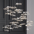 Modern Crystal Chandelier Decorative Crystal Chandelier 3d model