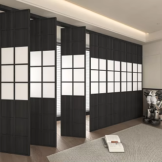 Screen partition 3d model