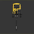 Yellow And Black John Deere Excavator Heavy Duty Construction Machine