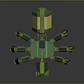 Mech tank mech insect mech spider crab machine crab mechanical crab mech crab 3d model