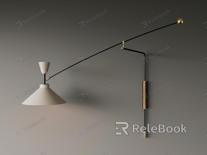 Zhonggu Long Arm Wall Lamp model