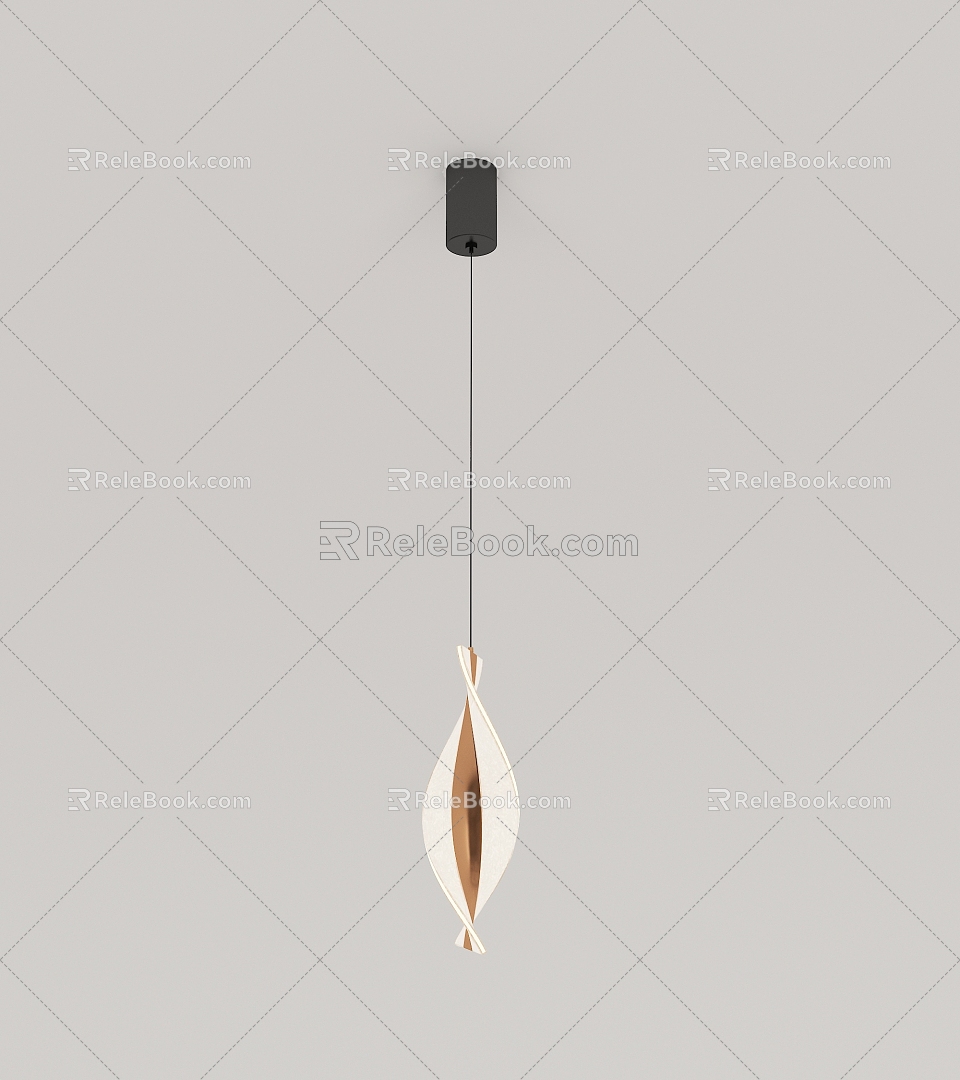 Modern Light Luxury Chandelier 3d model