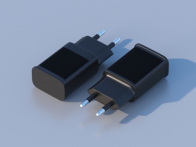 Charging head charger mobile phone charging head 3d model