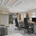 Elegant Clothing Store With Window Display Mannequins Green Plants Bright Lighting And Decor
