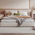 Modern Double Bed 3d model