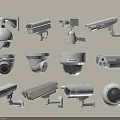 Projection Surveillance Cameras Various Dome Bullet Types For Indoor Outdoor Security