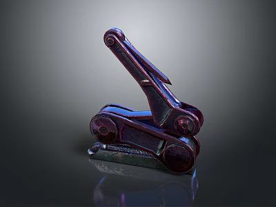 Durable Metal Stapler With Ergonomic Handle For Office Home Daily Use 3d model