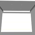 Headless lamp Ceiling downlight Spotlight Line lamp 3d model